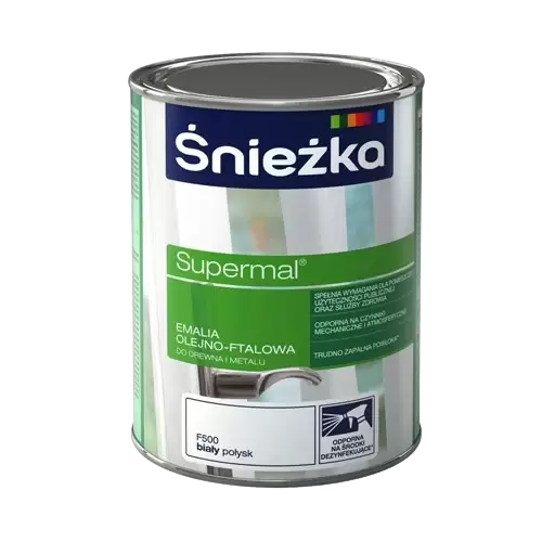 SNIEZKA Supermal 2.5L,  Alb lucios (Ral 9003)